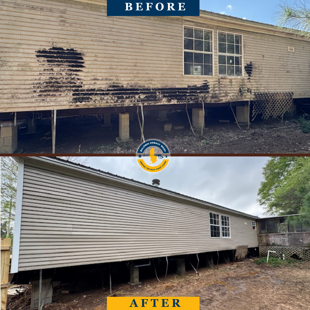 Incredible House Washing Foreclosure Project Performed in Theodore AL